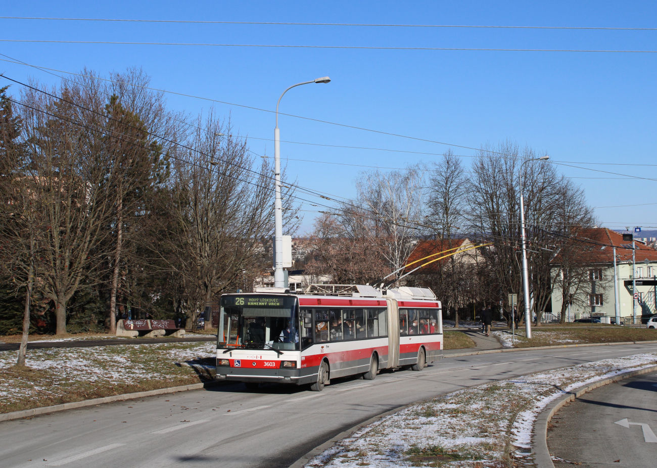 Брно, Škoda 22Tr № 3603