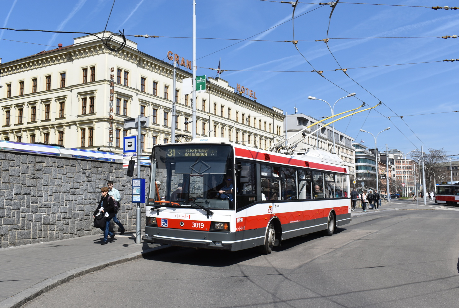 Брно, Škoda 21Tr № 3019