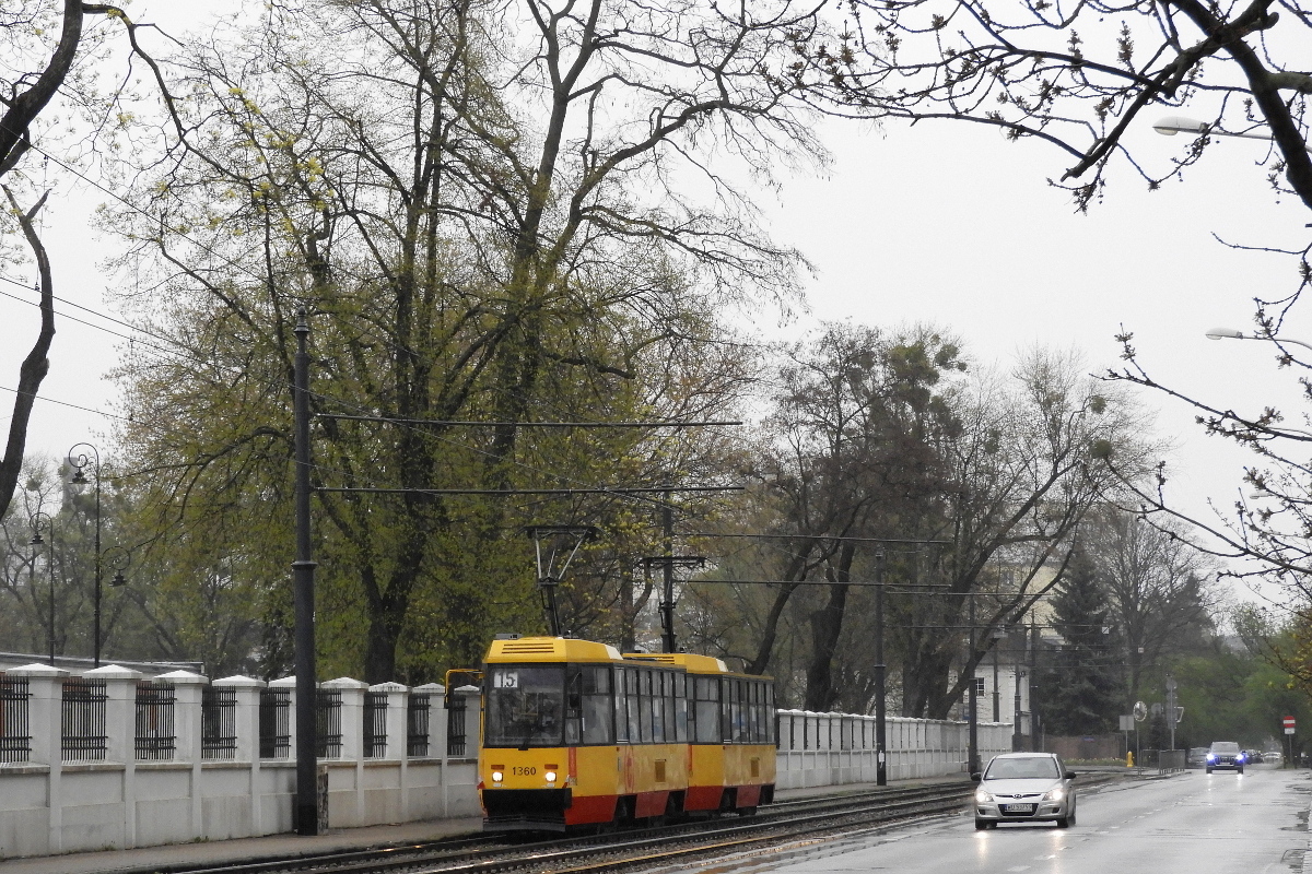 Варшава, Konstal 105Na № 1360