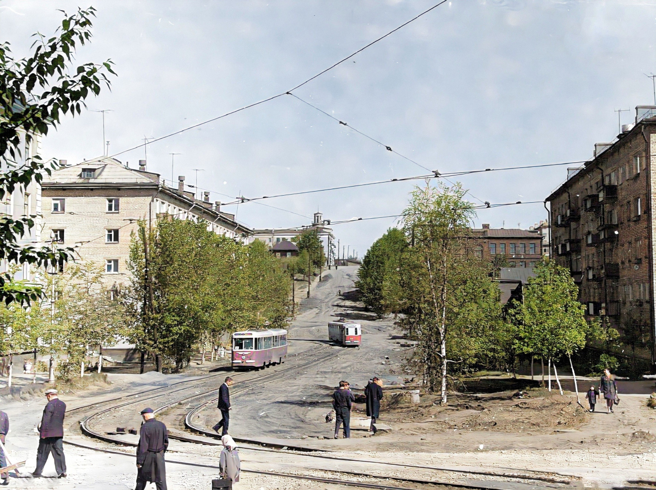Пермь — Закрытые трамвайные линии; Пермь — Старые фотографии; Пермь — Трамвайные линии и инфраструктура
