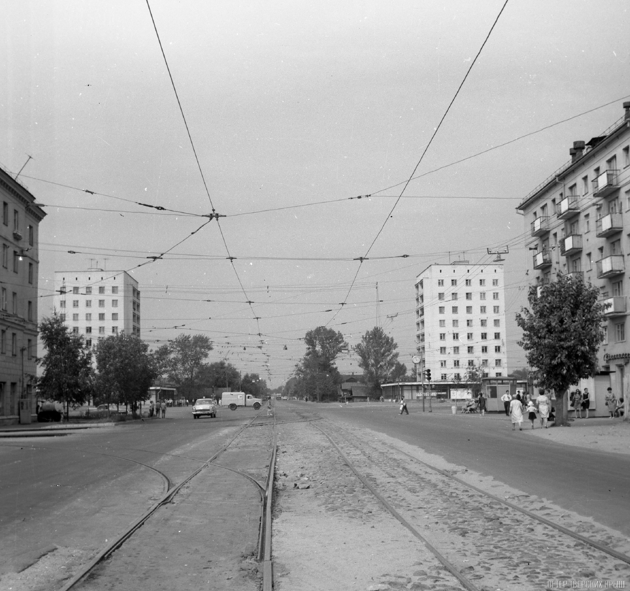 Тверь — Старые фотографии (1917—1991); Тверь — Трамвайные линии: Центральный район