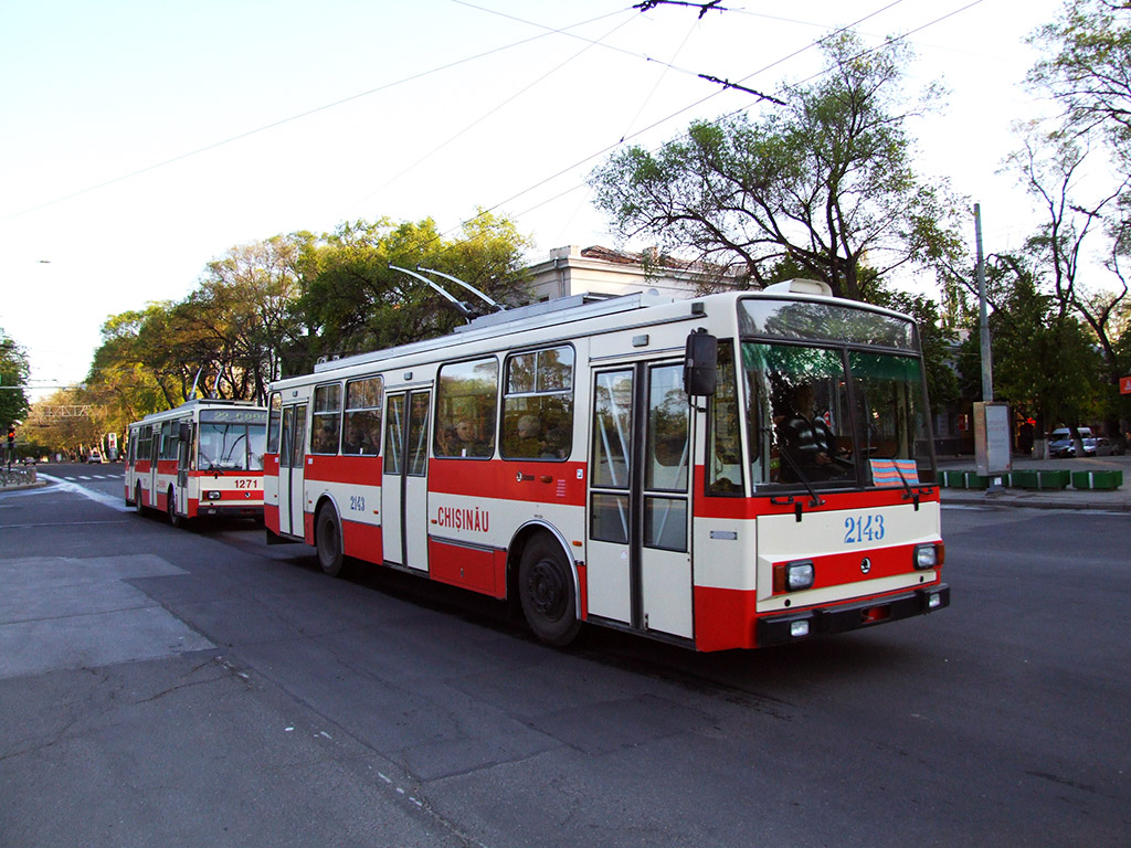 Кишинёв, Škoda 14TrDT/6M № 2143
