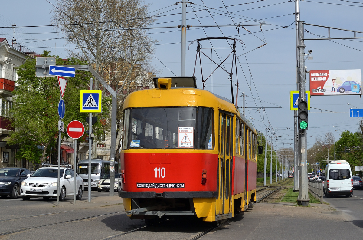 Краснодар, Tatra T3SU № 110