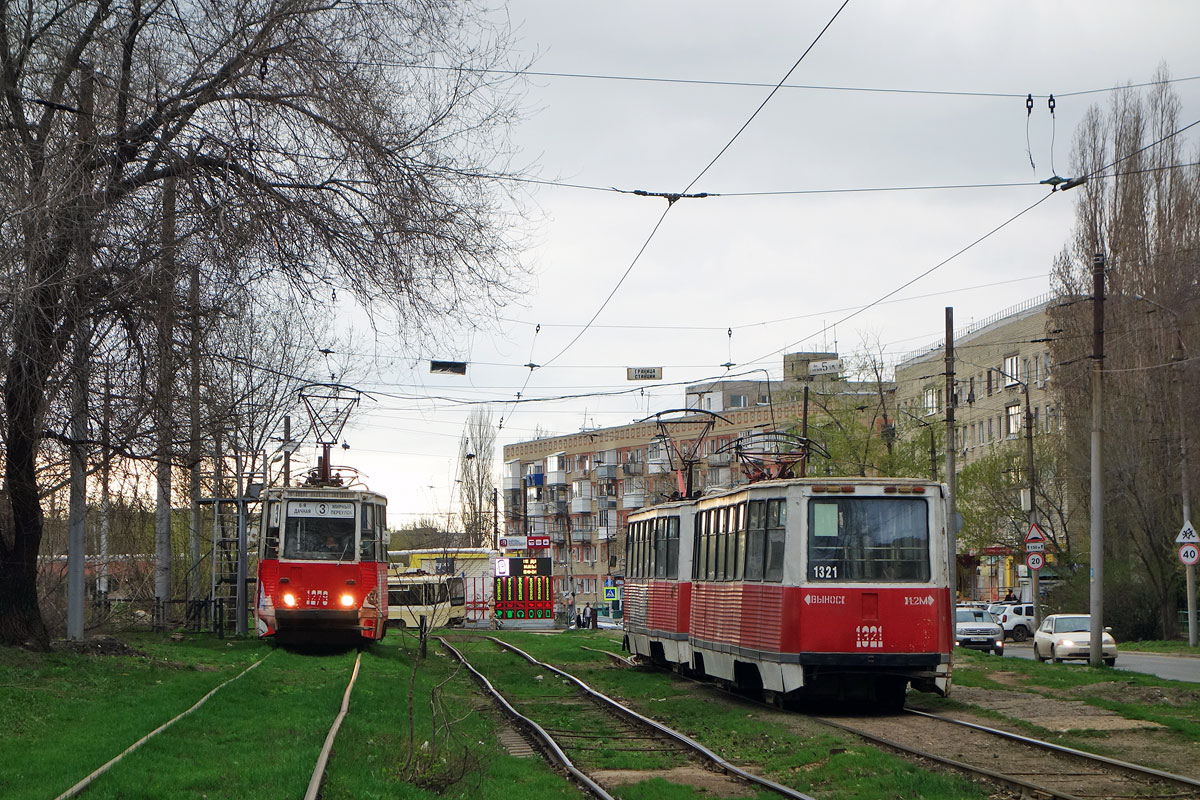 Саратов, 71-605 (КТМ-5М3) № 1279; Саратов, 71-605 (КТМ-5М3) № 1321
