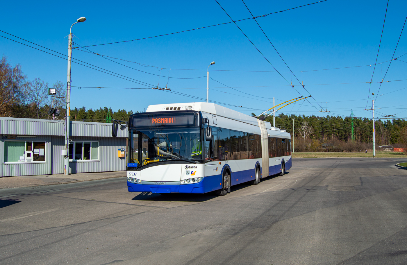 Рига, Škoda 27Tr Solaris III № 27537 Рига, Škoda 27Tr Solaris III № 27537