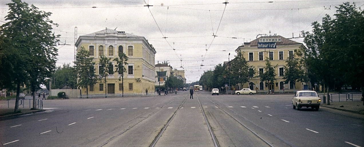 Тверь — Старые фотографии (1917—1991); Тверь — Трамвайная и троллейбусная контактная сеть и инфраструктура; Тверь — Трамвайные линии: Центральный район; Тверь — Троллейбусные линии: Центральный район