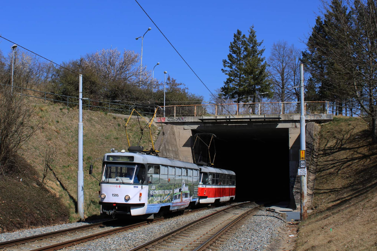Брно, Tatra T3P № 1595
