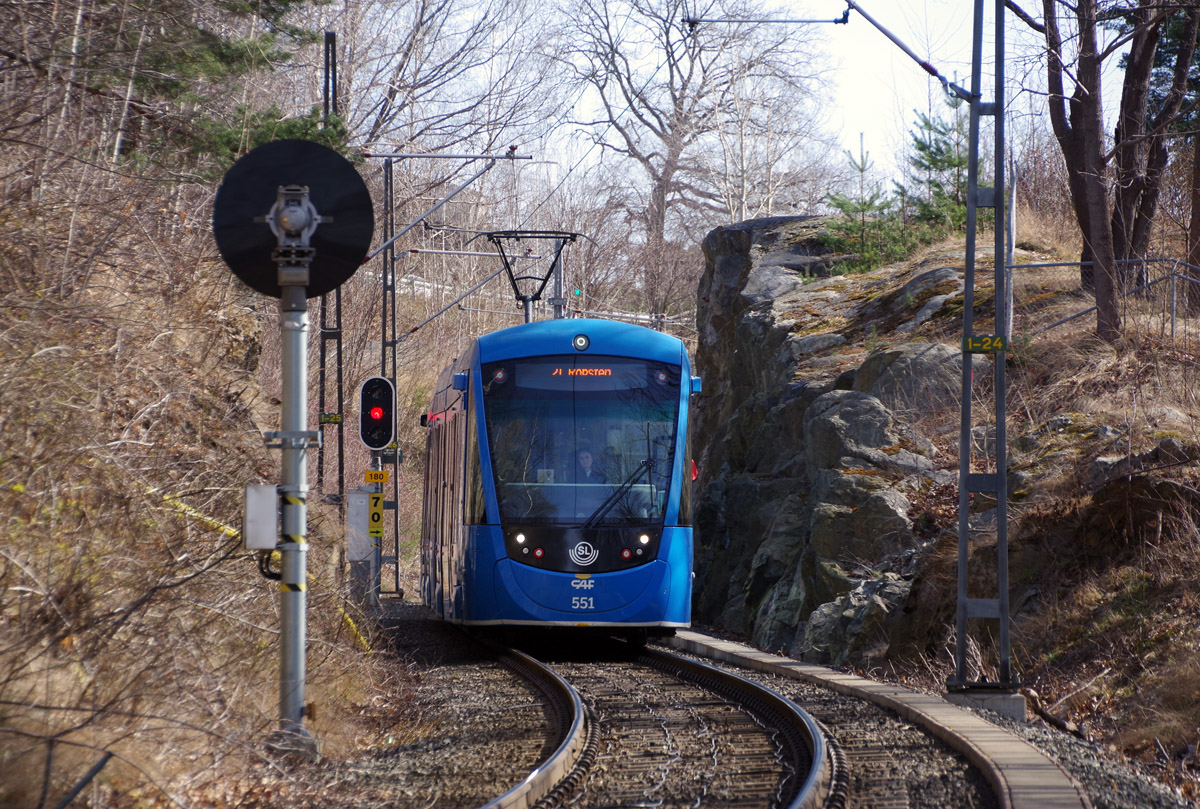 Стокгольм, CAF Urbos AXL № 551