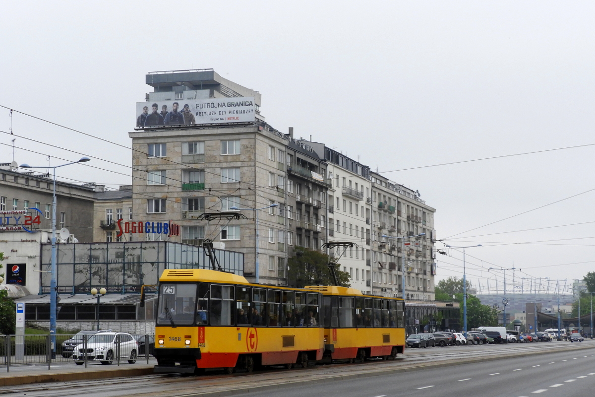 Варшава, Konstal 105Nm № 1468