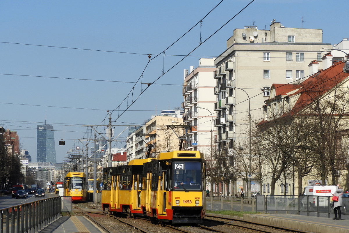 Варшава, Konstal 105Nf № 1428