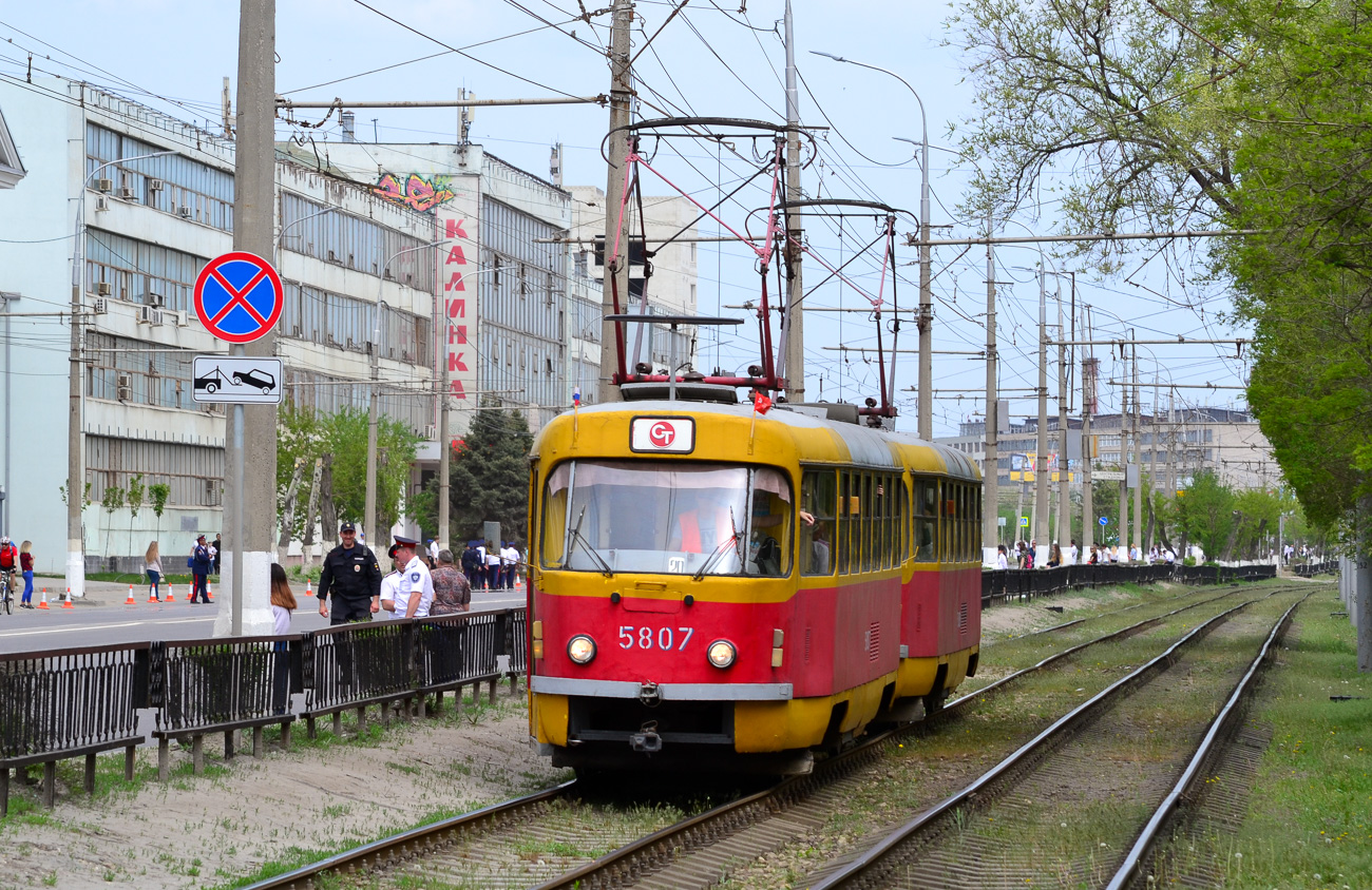 Волгоград, Tatra T3SU № 5807