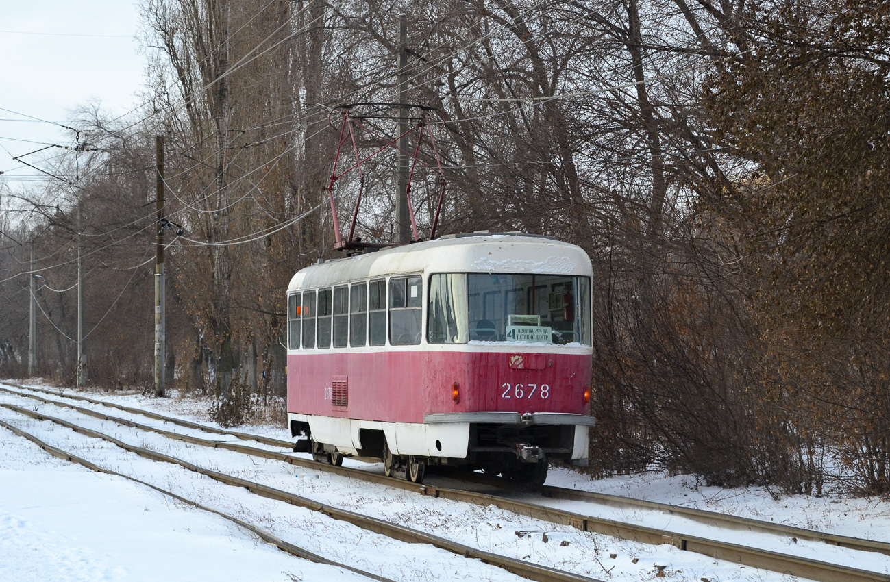 Волгоград, Tatra T3SU (двухдверная) № 2678