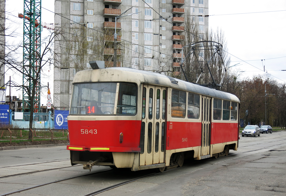 Kijev, Tatra T3SU — 5843
