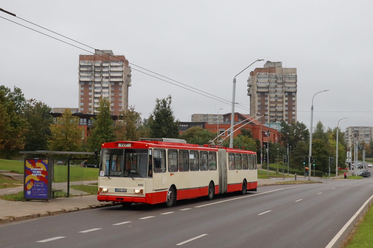 Вильнюс, Škoda 15Tr03/6 № 2602