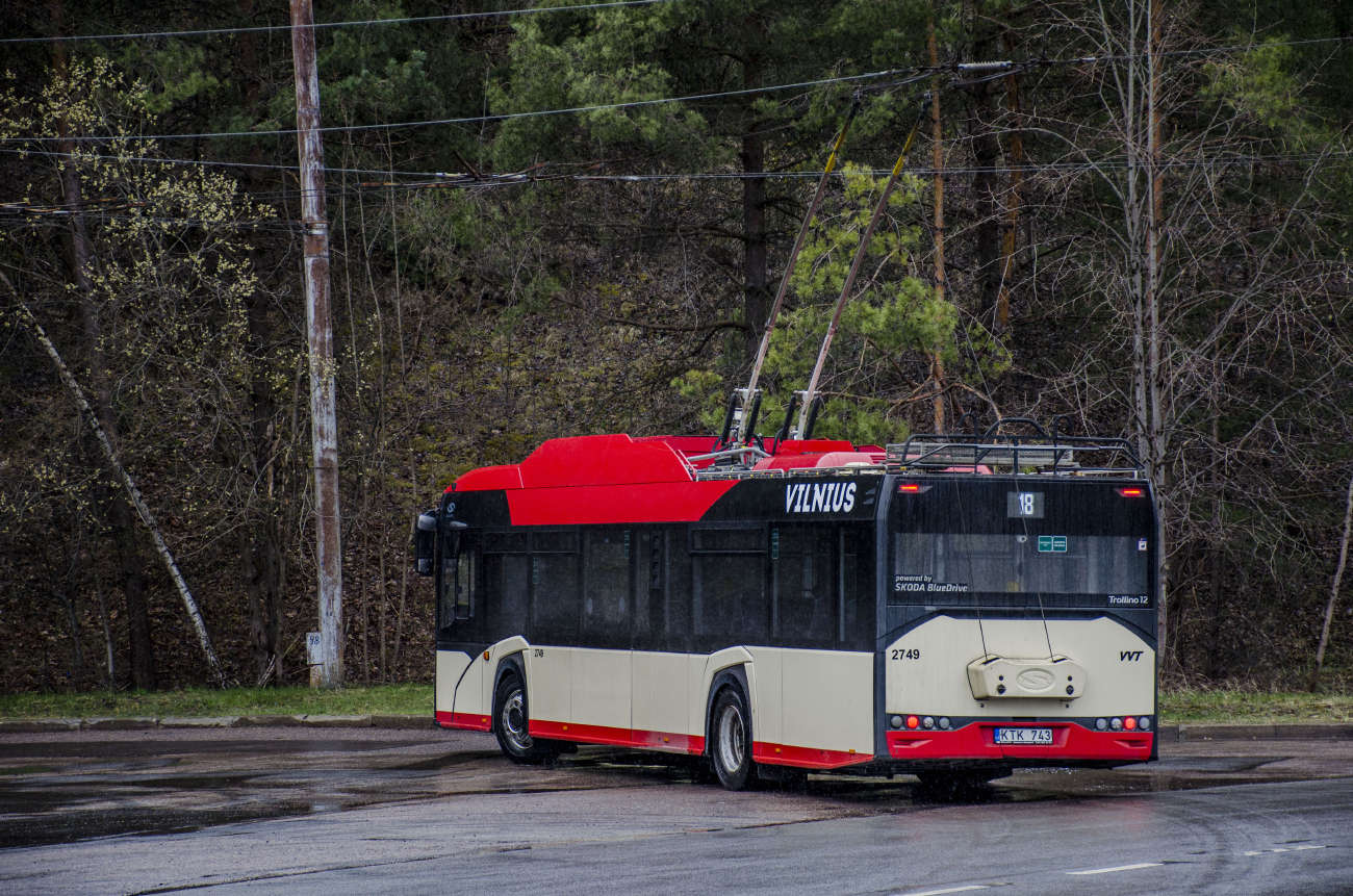 Вильнюс, Solaris Trollino IV 12 Škoda № 2749