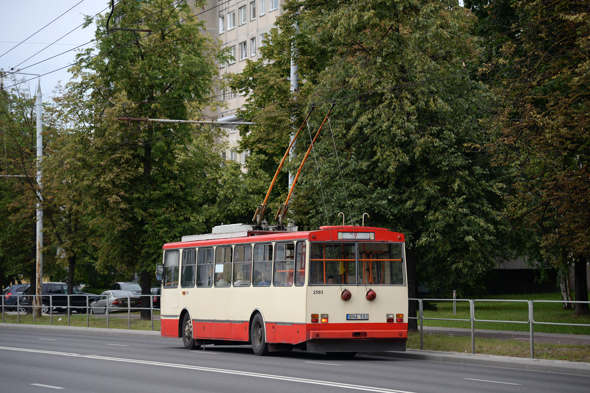 Вильнюс, Škoda 14Tr13/6 № 2593
