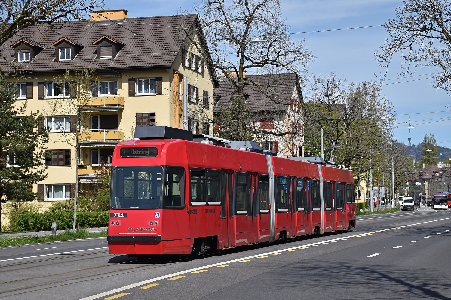 Берн, ACMV/ABB/Duewag Be 4/8 № 734