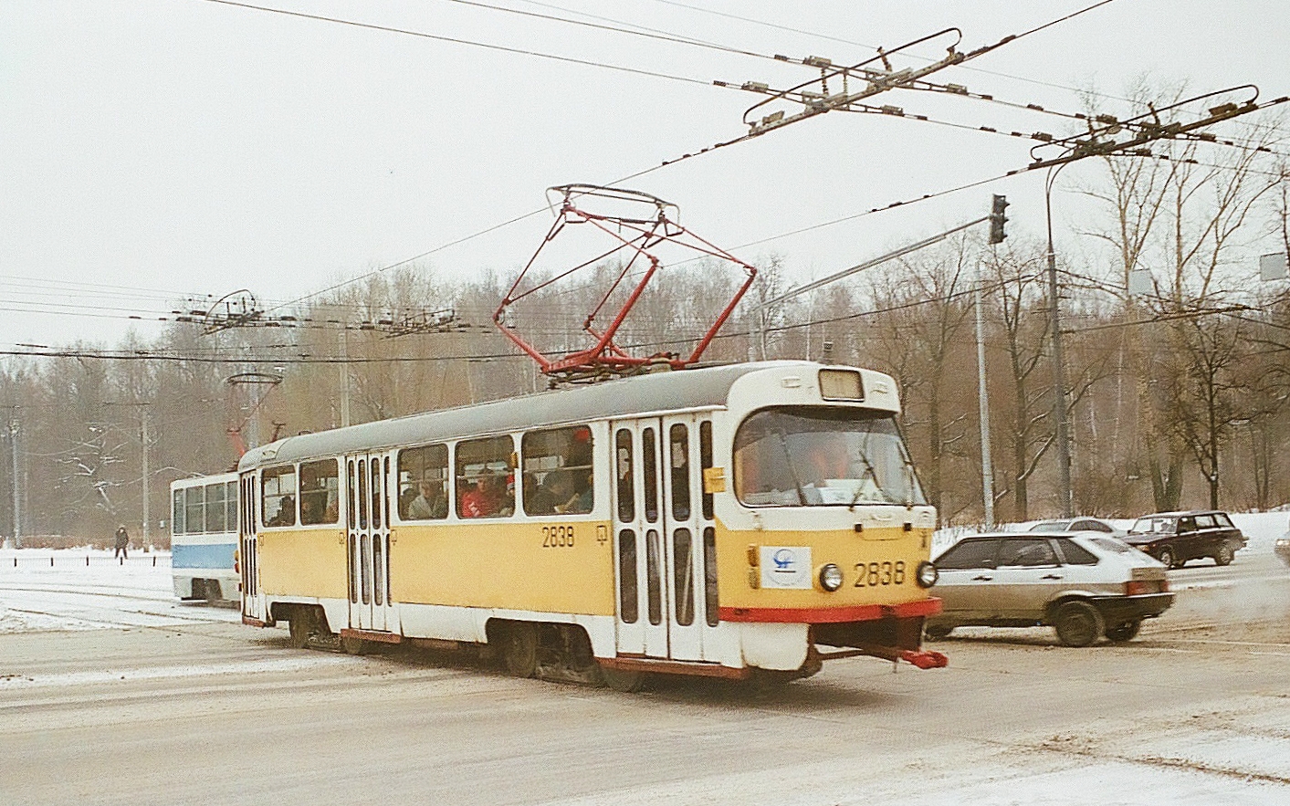 Москва, Tatra T3SU № 2838