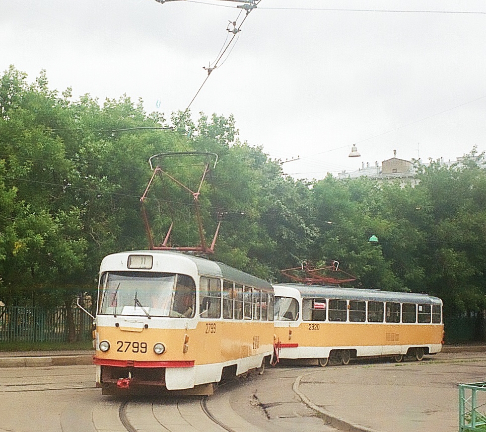 Москва, Tatra T3SU № 2799