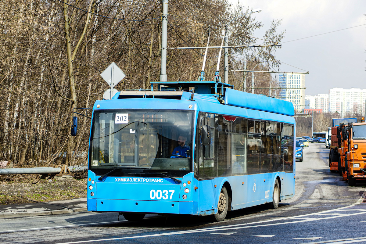 Химки, Тролза-5265.00 «Мегаполис» № 0037