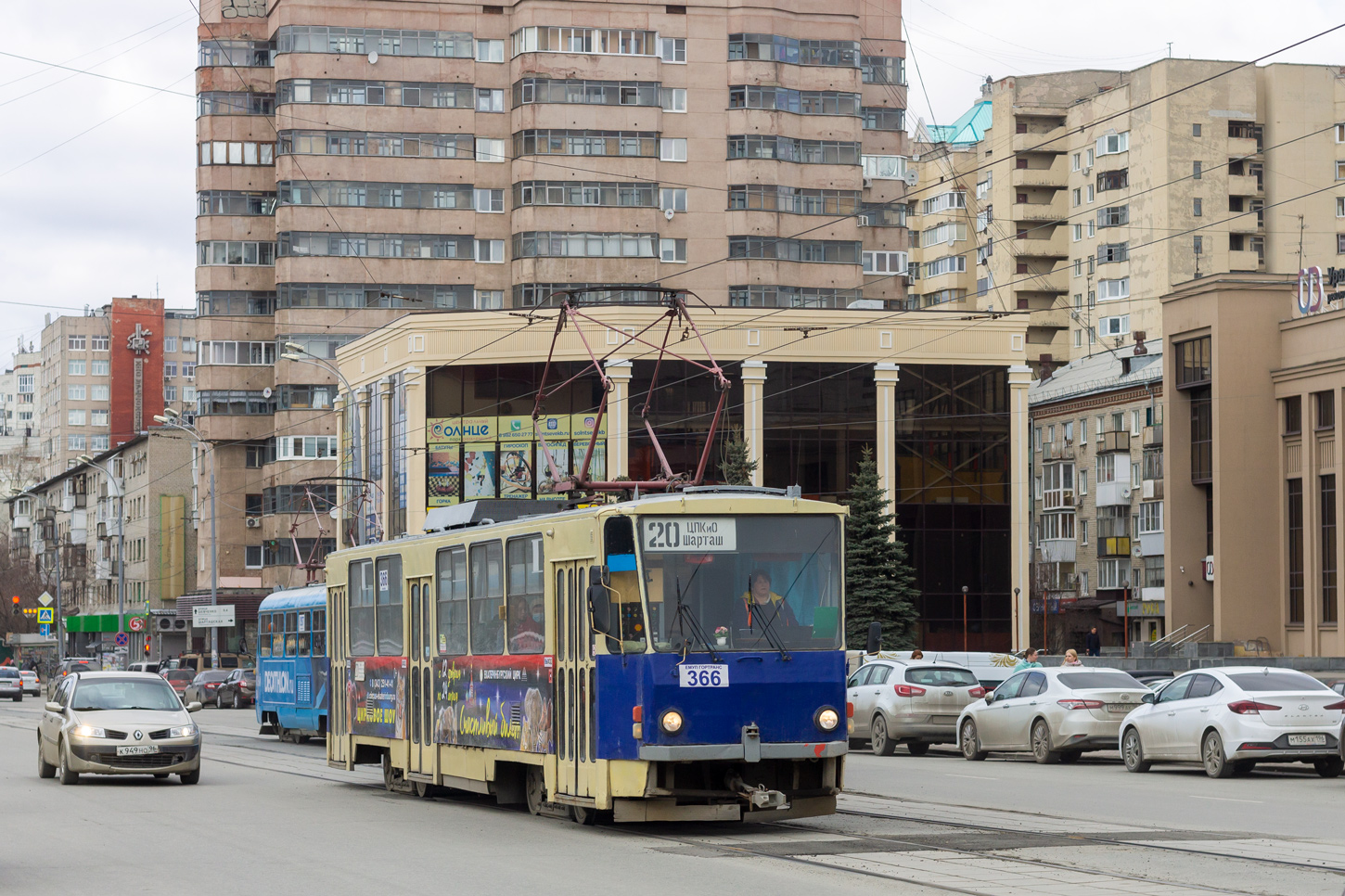 Екатеринбург, Tatra T6B5SU № 366