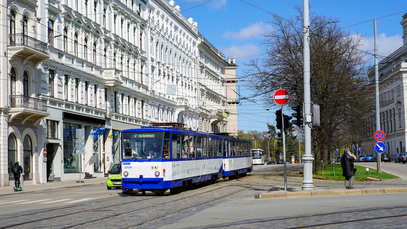 Рига, Tatra T6B5SU № 32134