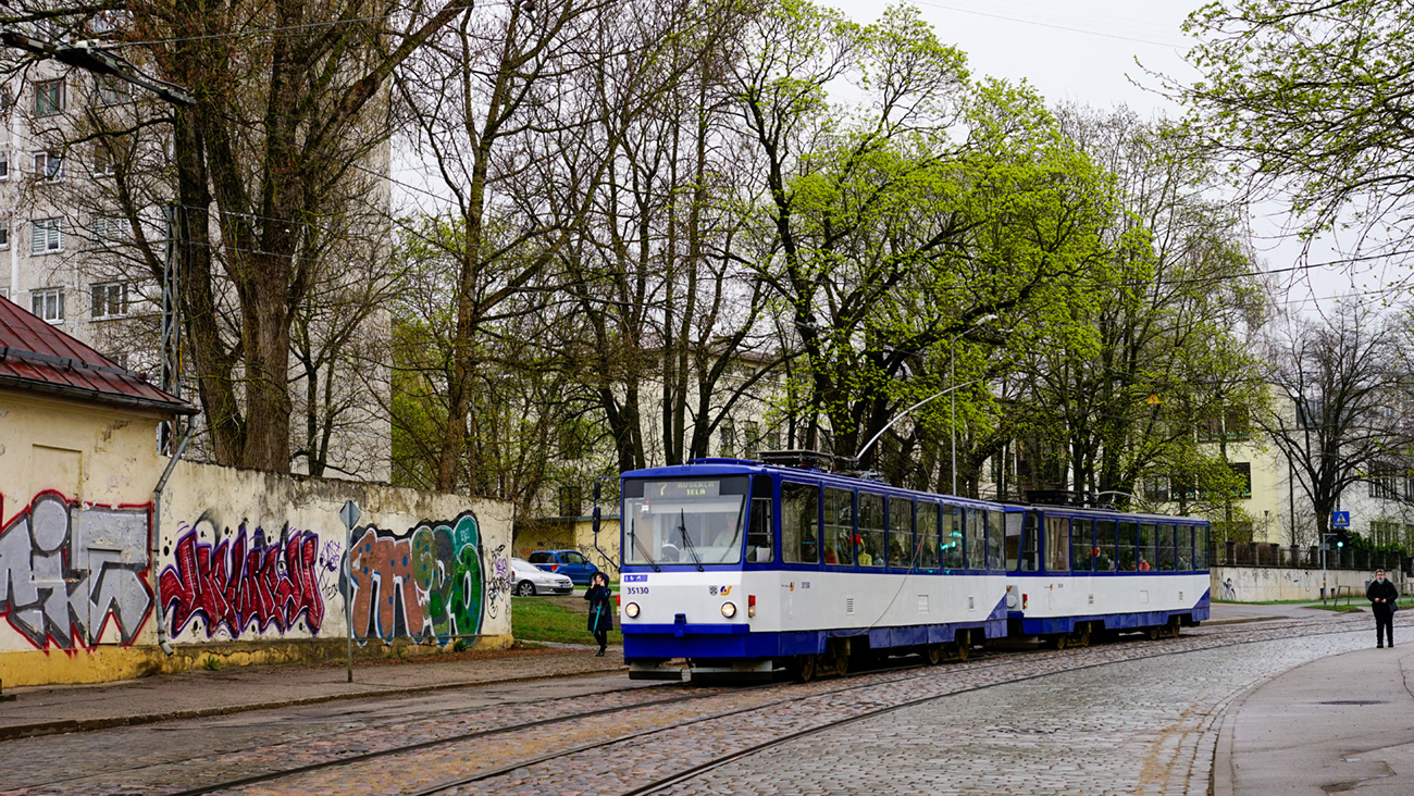 Рига, Tatra T3MR (T6B5-R) № 35130