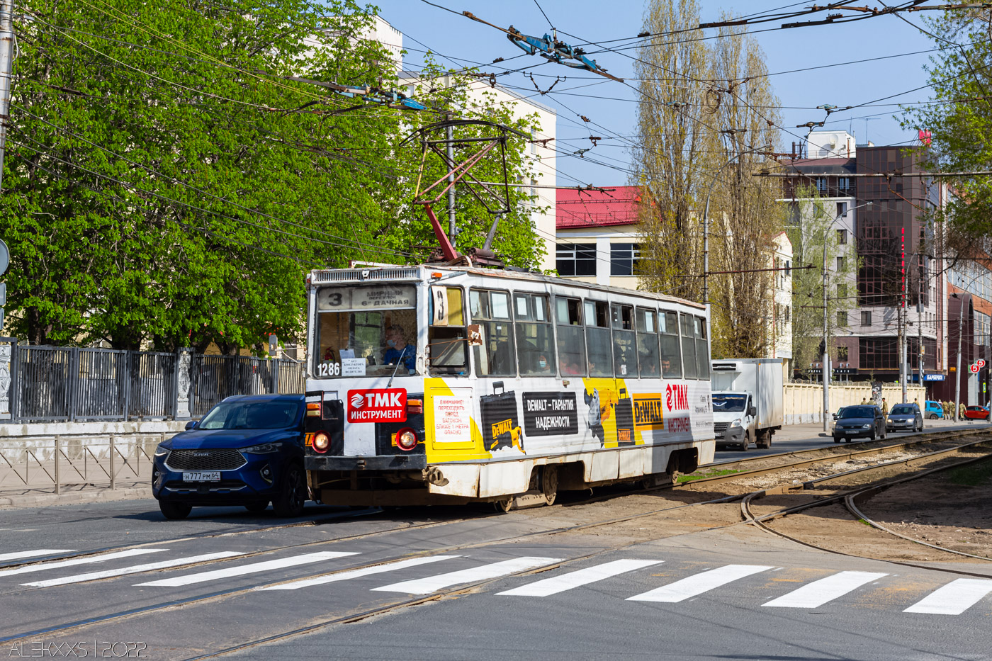 Саратов, 71-605 (КТМ-5М3) № 1286