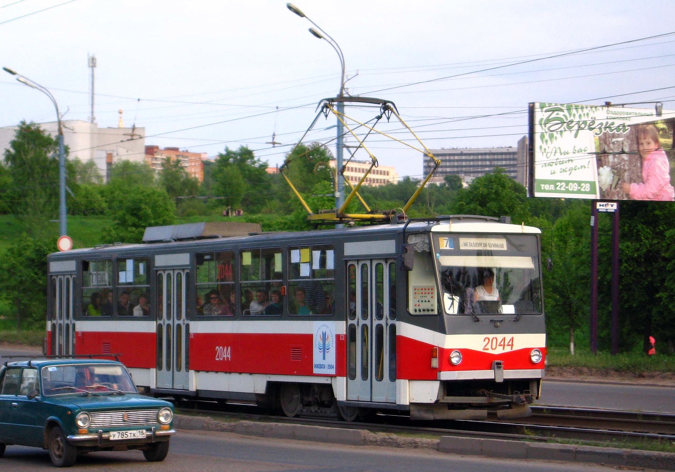 Ижевск, Tatra T6B5-RA № 2044