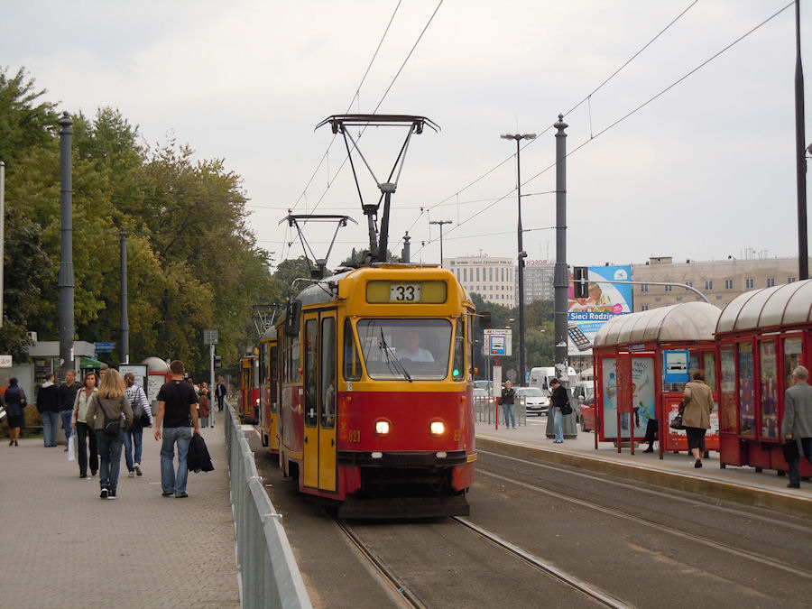 Varšava, Konstal 13N č. 821 Varšava, Konstal 13N č. 821