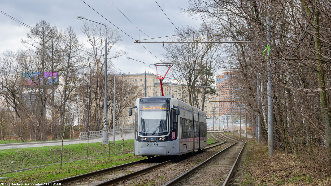 Москва, 71-414 (Pesa Fokstrot) № 3536