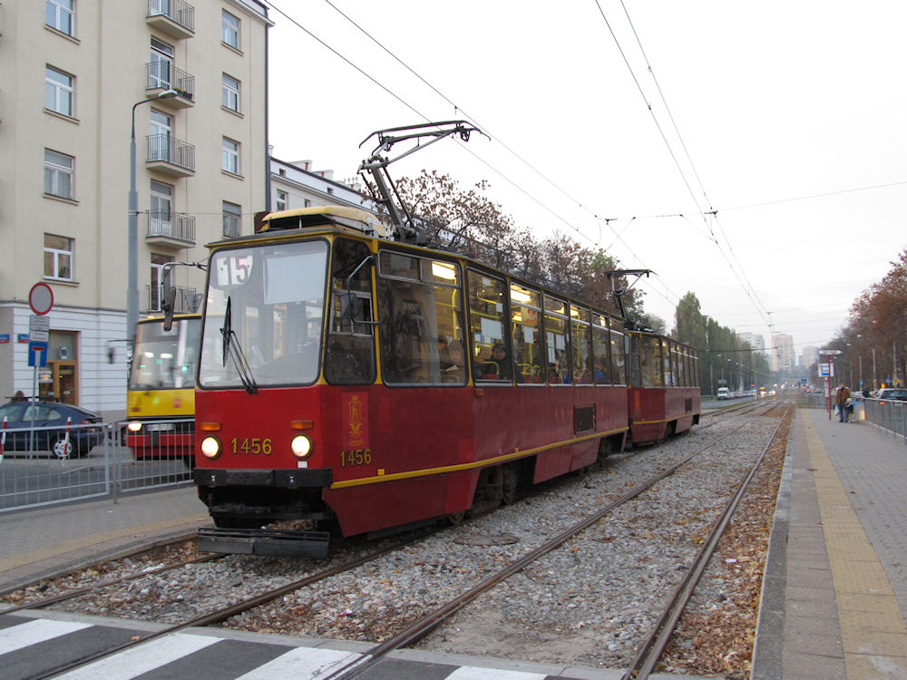Варшава, Konstal 105Nf № 1456