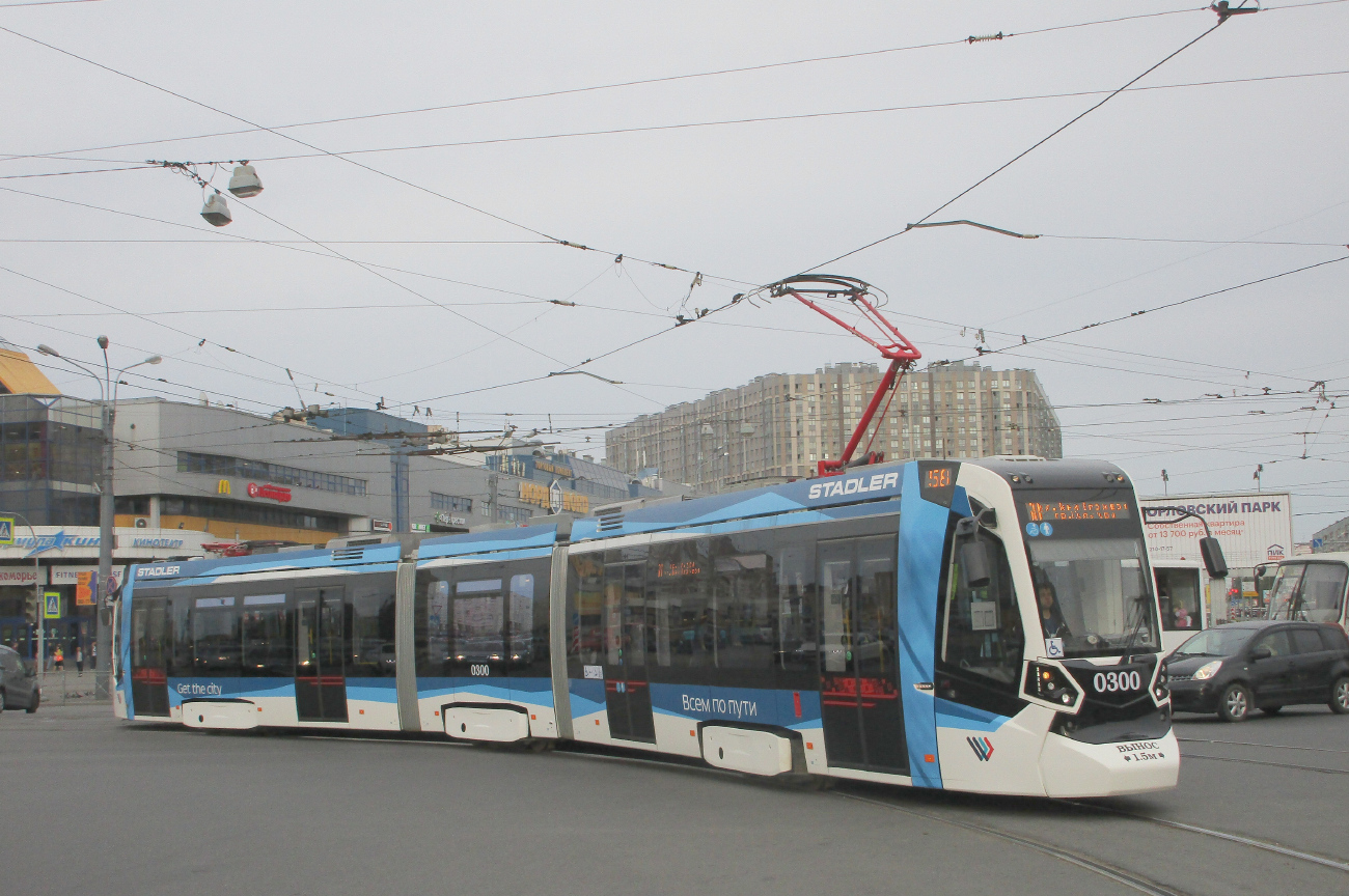 Saint-Pétersbourg, Stadler B85300М “Metelitsa” N°. 0300