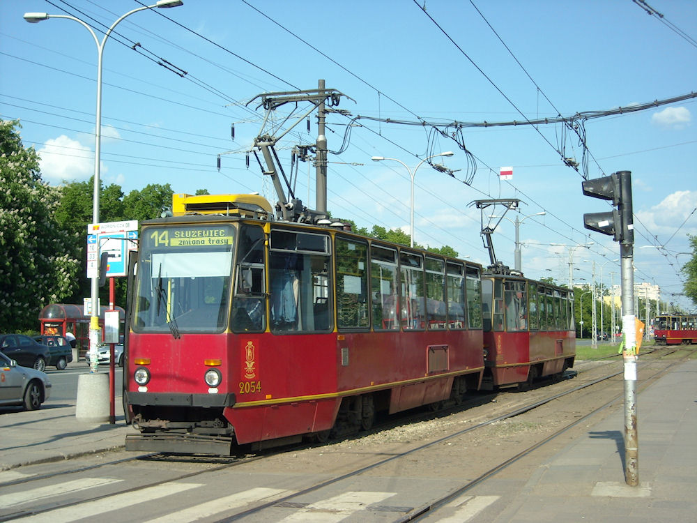 Варшава, Konstal 105N2k № 2054