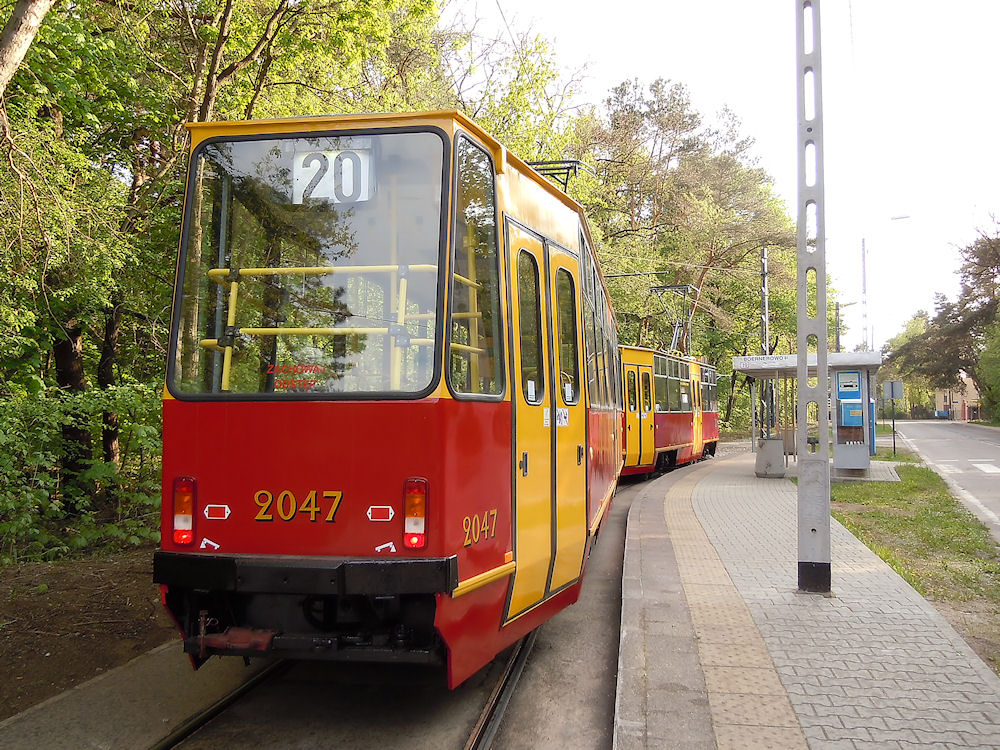 Варшава, Konstal 105N2k № 2047