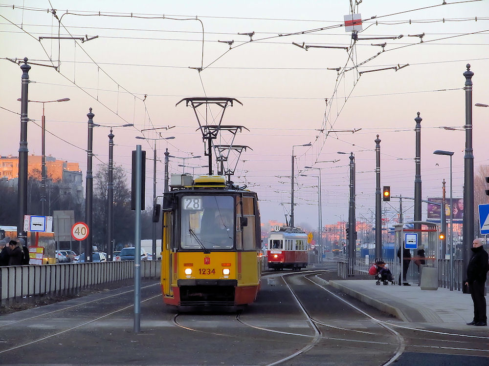 Варшава, Konstal 105Na № 1234