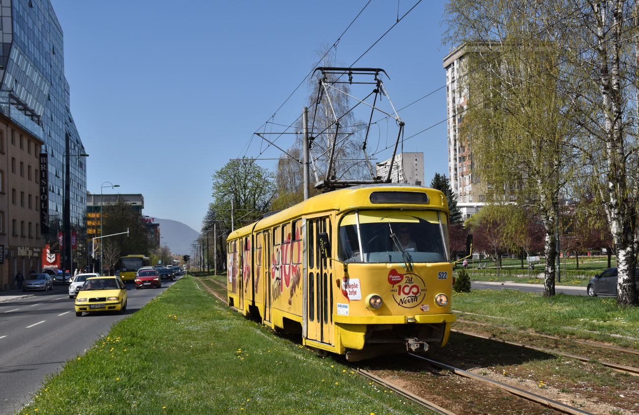 Сараево, Tatra K2YU № 522