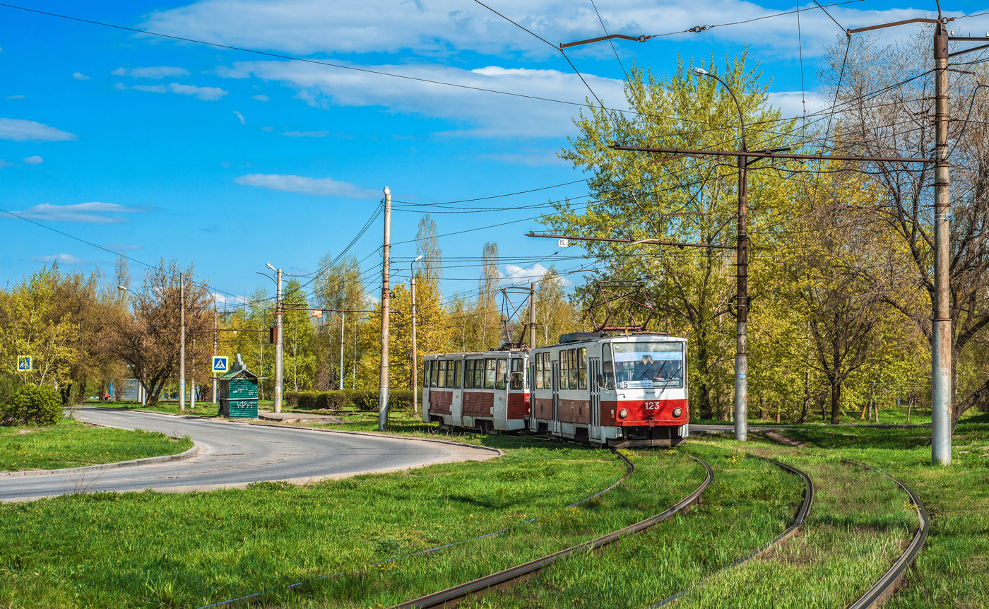 Липецк, Tatra T6B5SU № 123