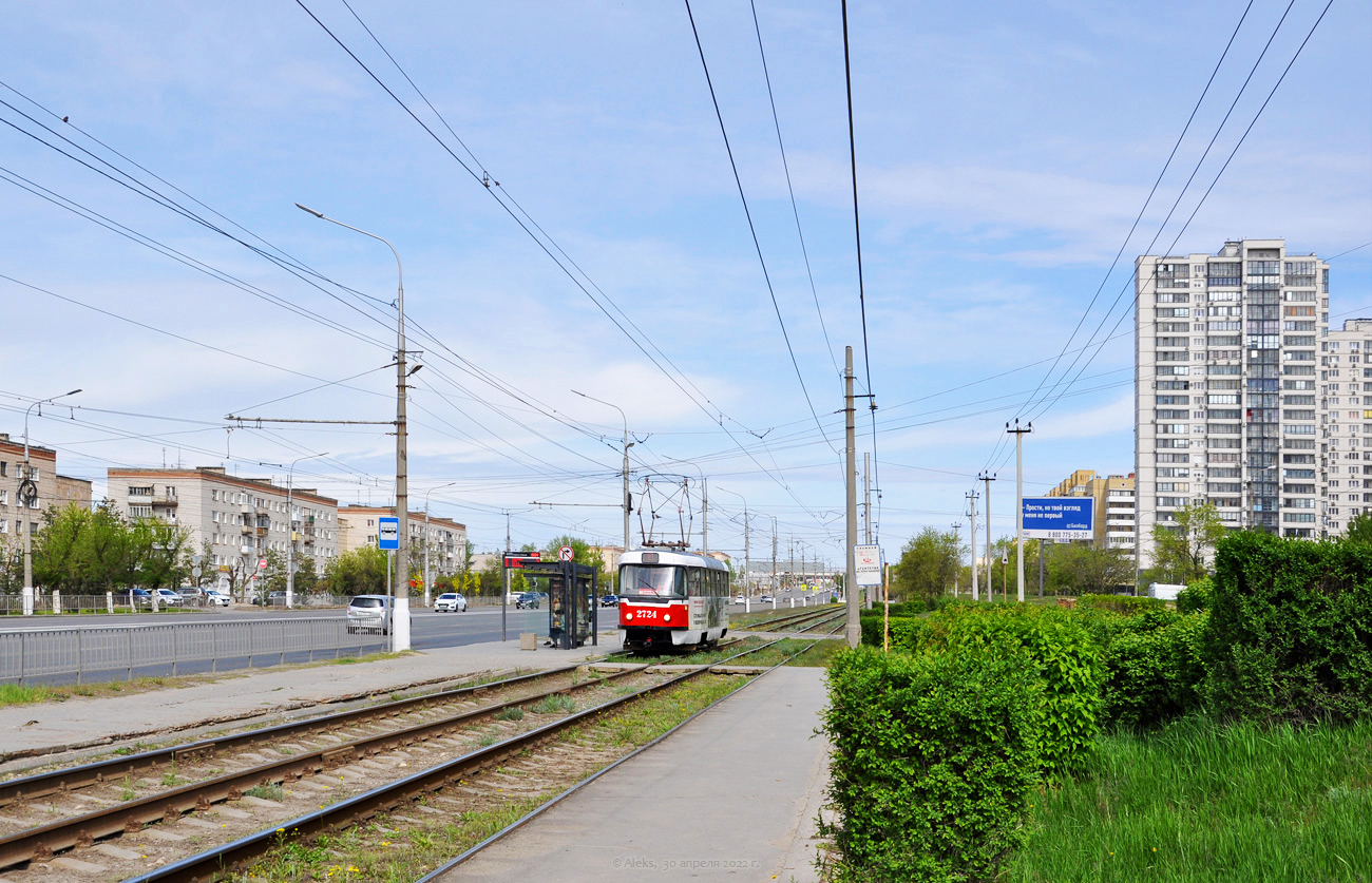 Волгоград, Tatra T3SU № 2724