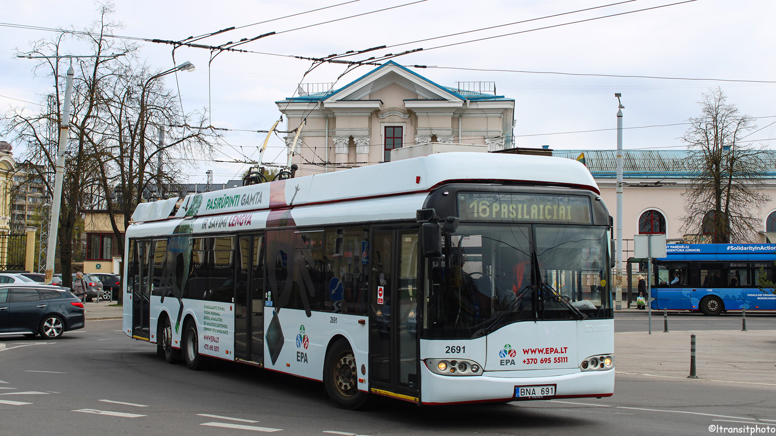 Vilnius, Solaris Trollino II 15 AC № 2691