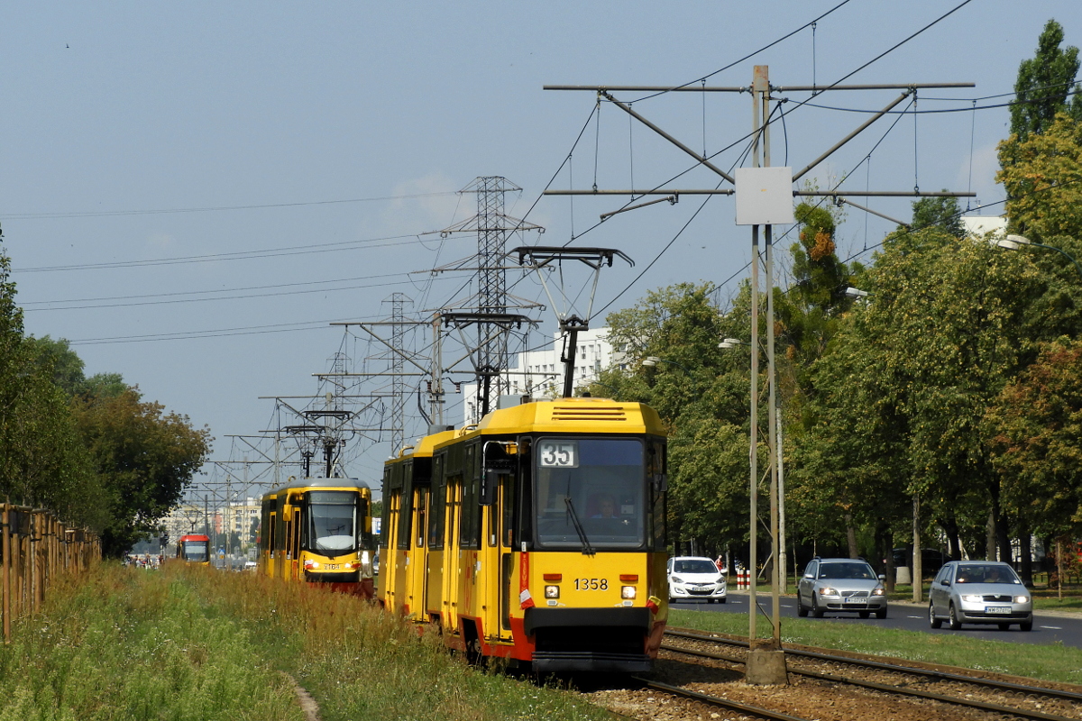 Варшава, Konstal 105Na № 1358