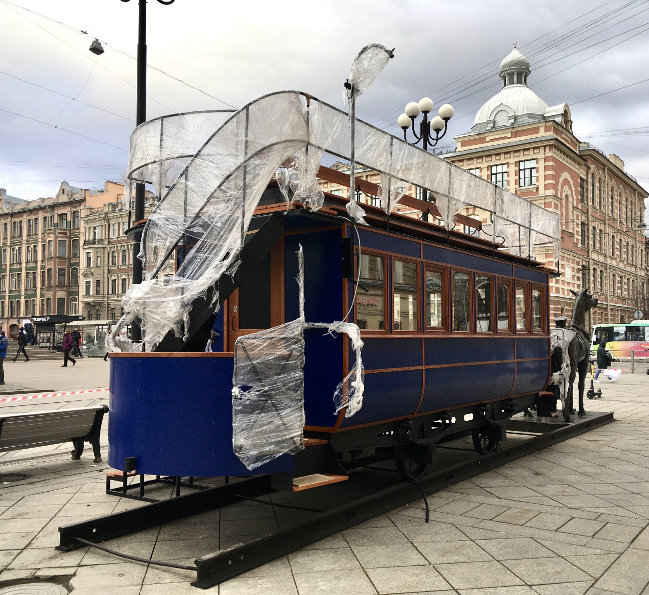 Sanktpēterburga — Trams on Static Display