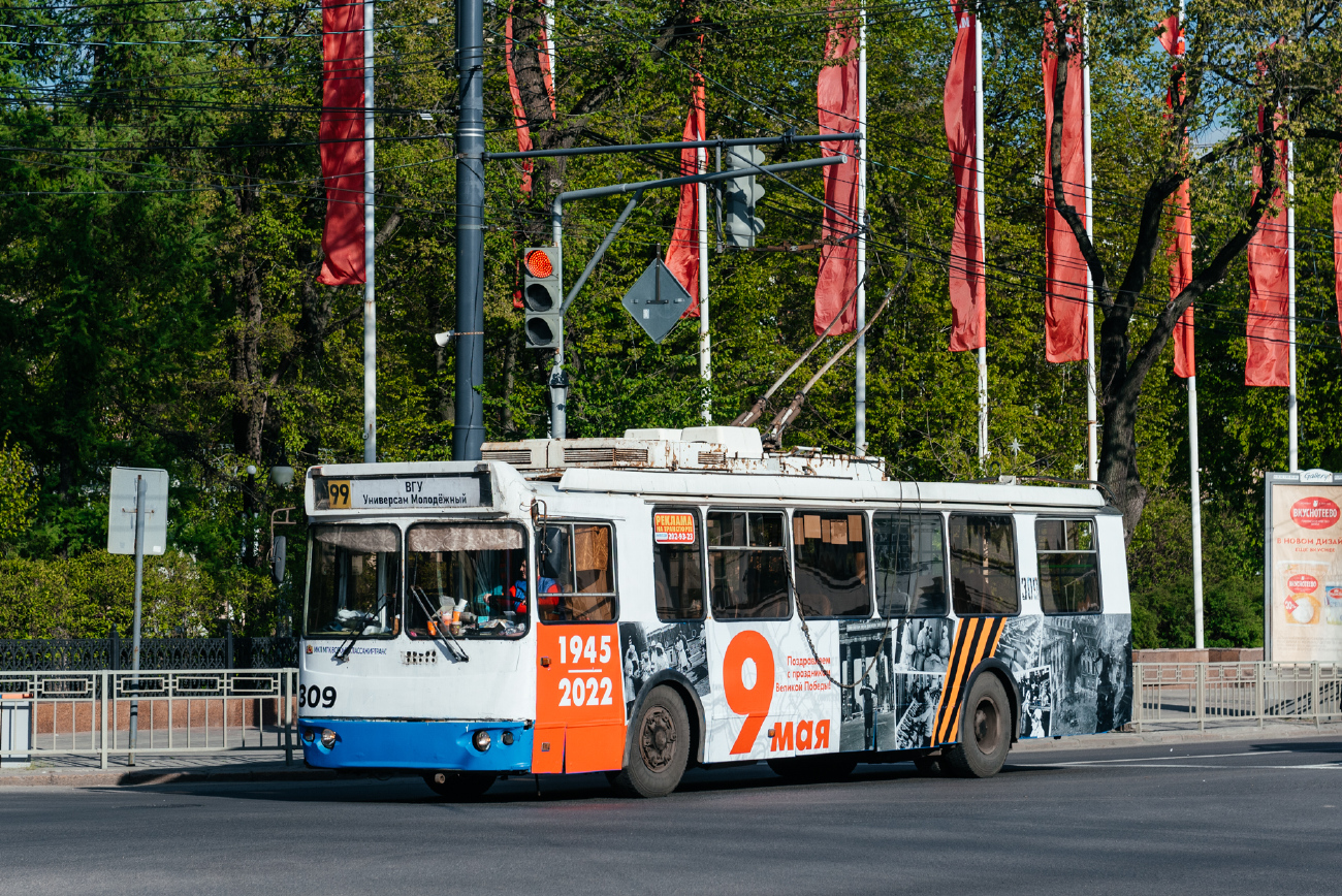 Воронеж, ЗиУ-682Г-016.02 № 309