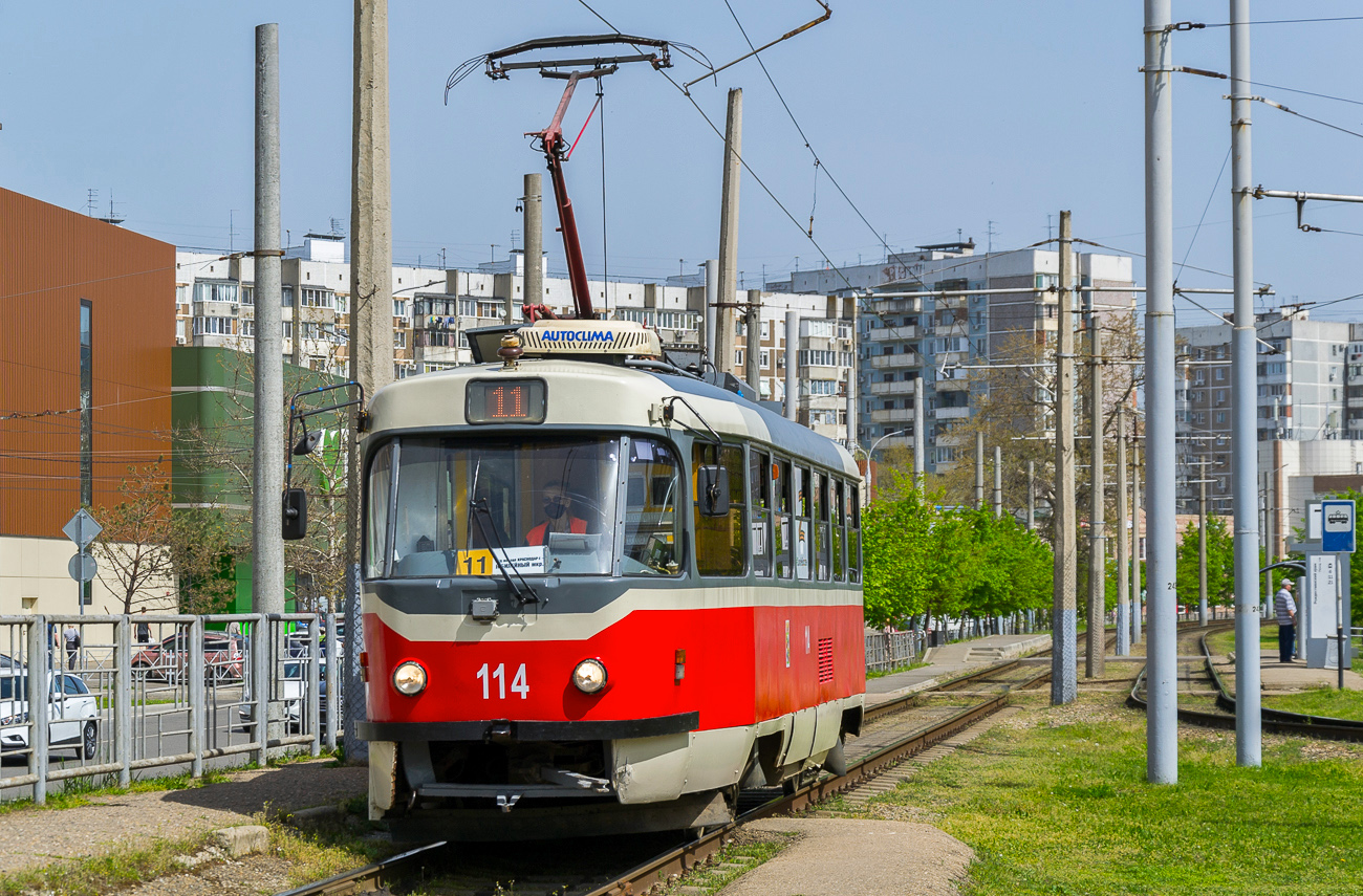 Краснодар, Tatra T3SU КВР ТМЗ № 114
