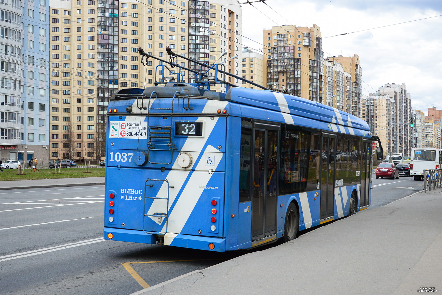 Санкт-Петербург, Тролза-5265.08 «Мегаполис» № 1037