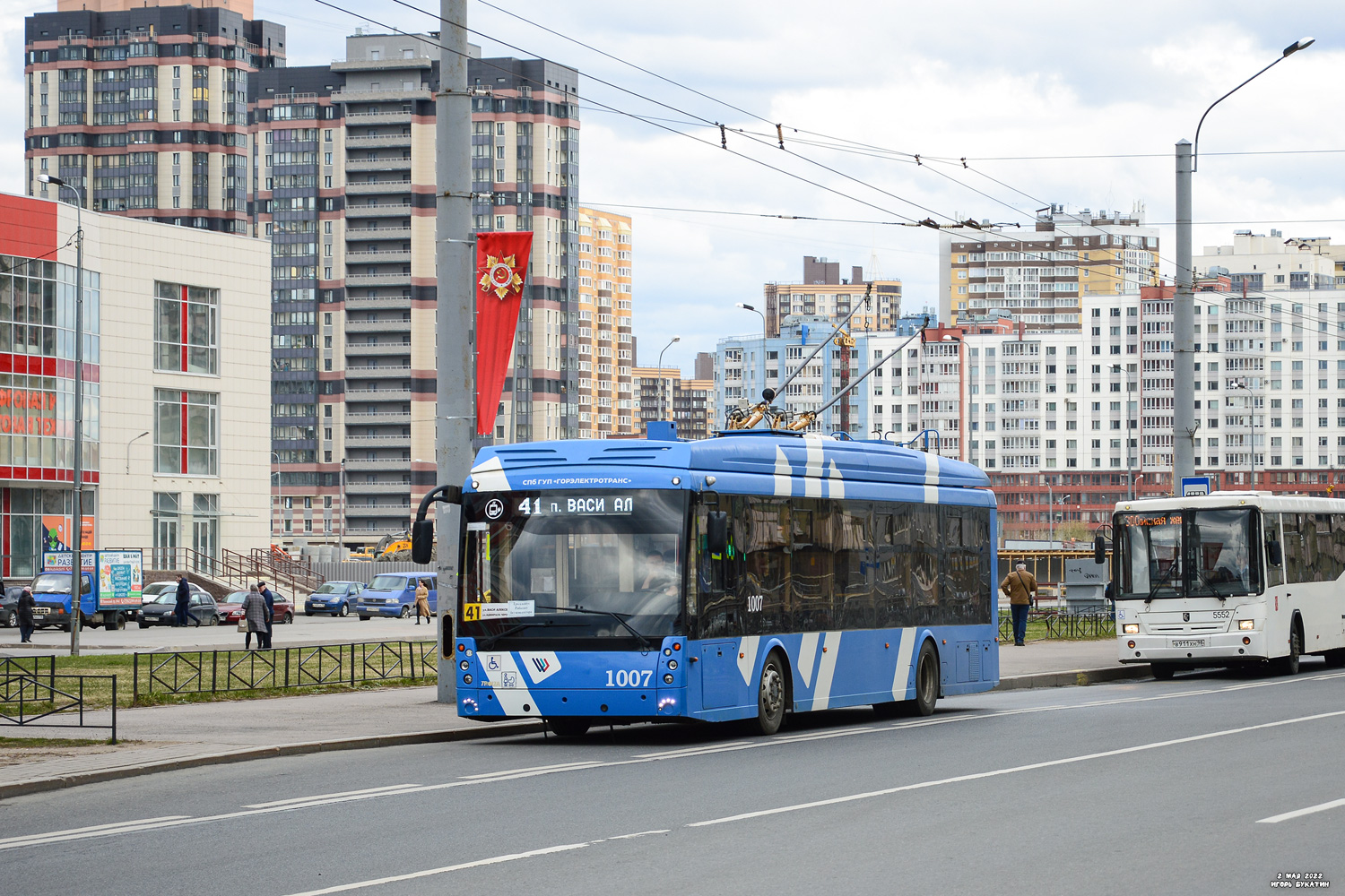 Санкт-Петербург, Тролза-5265.08 «Мегаполис» № 1007