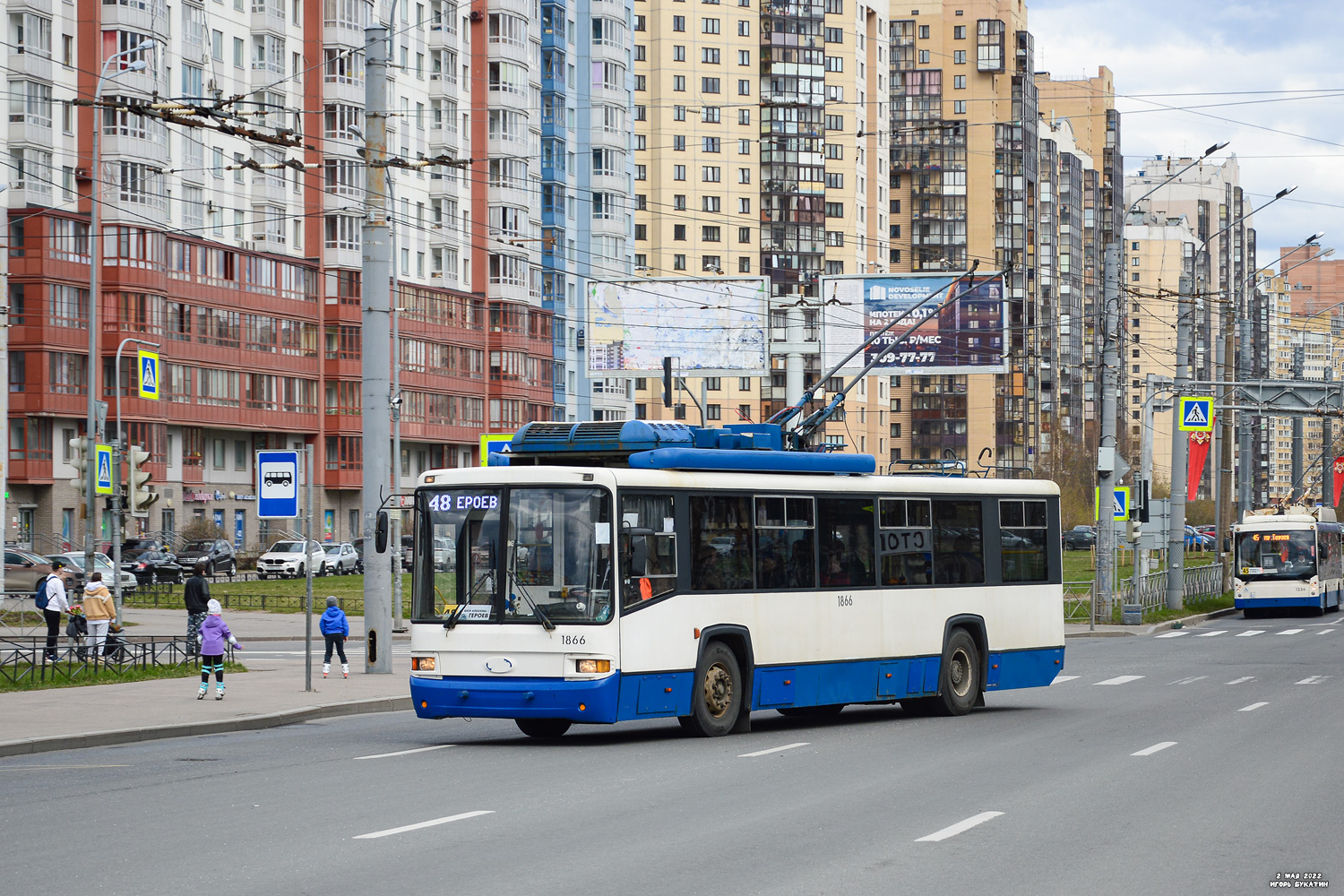 Санкт-Петербург, БТЗ-52768Т № 1866