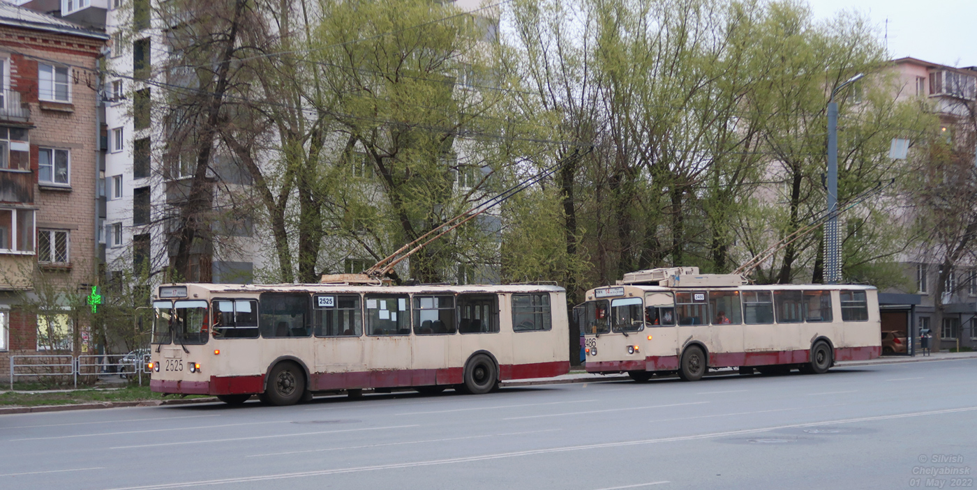 Челябинск, ЗиУ-682Г-012 [Г0А] № 2525; Челябинск, ЗиУ-682Г [Г00] № 2486