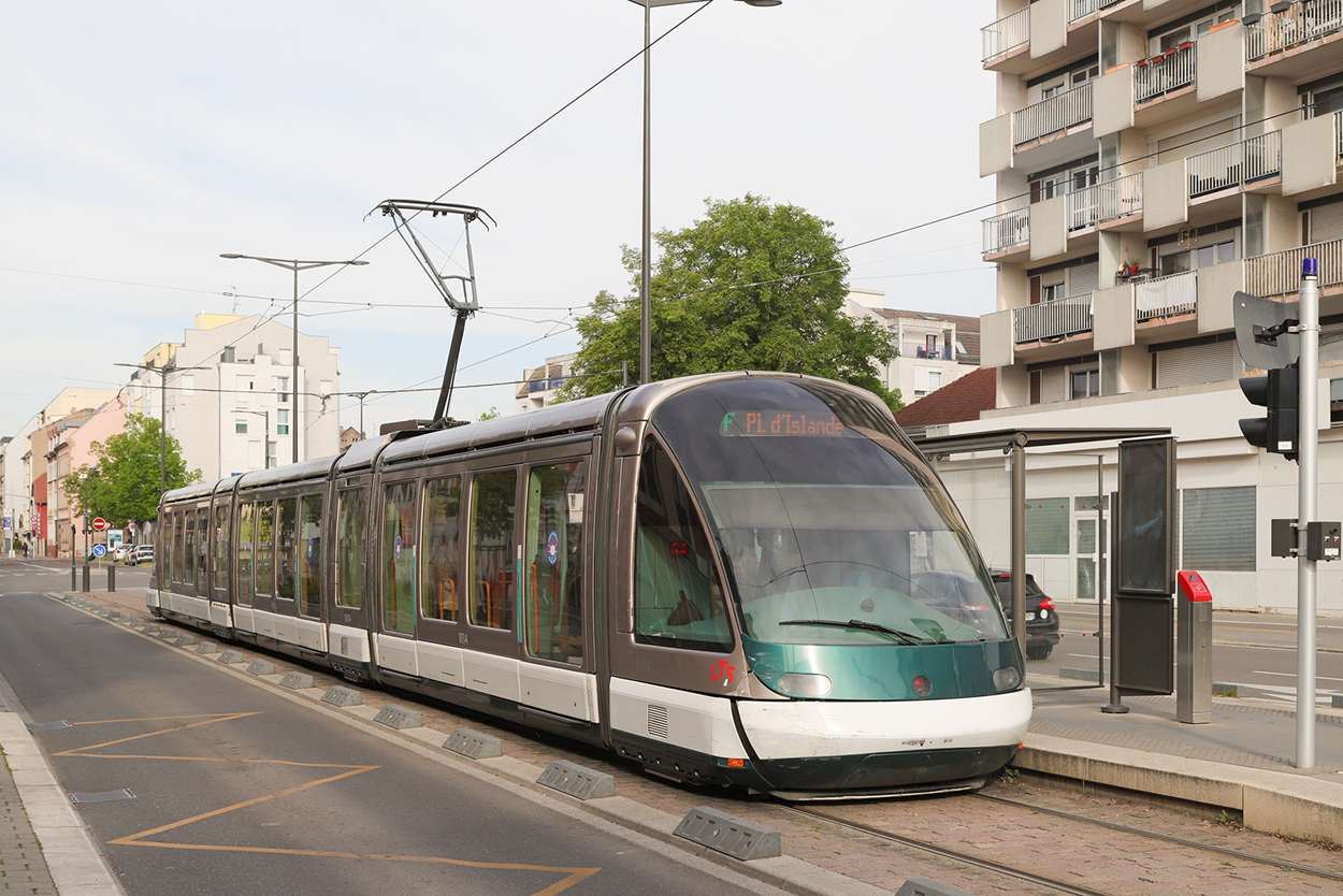 Страсбург, Bombardier Eurotram (Flexity Outlook) № 1034