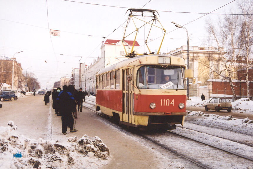 იჟევსკი, Tatra T3SU (2-door) № 1104; იჟევსკი — Old photos